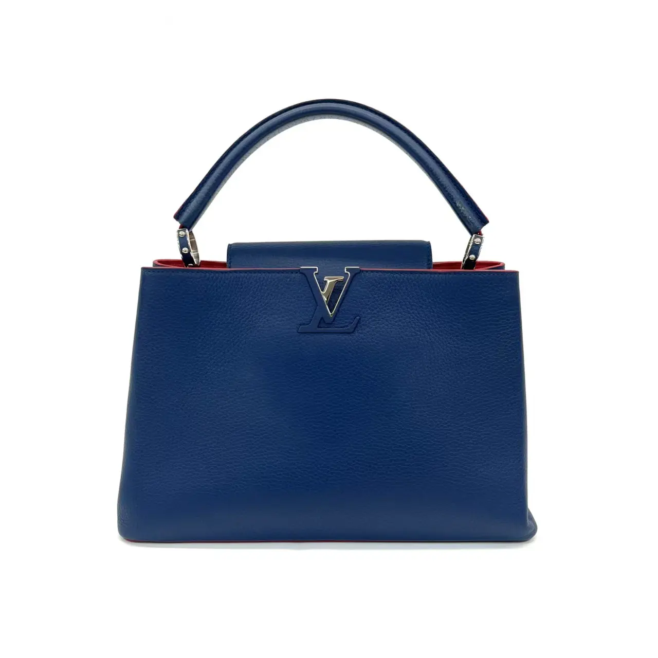 Pre-owned Louis Vuitton Capucines MM Handbag Bottom Length 35cm with Dust Bag N24593594