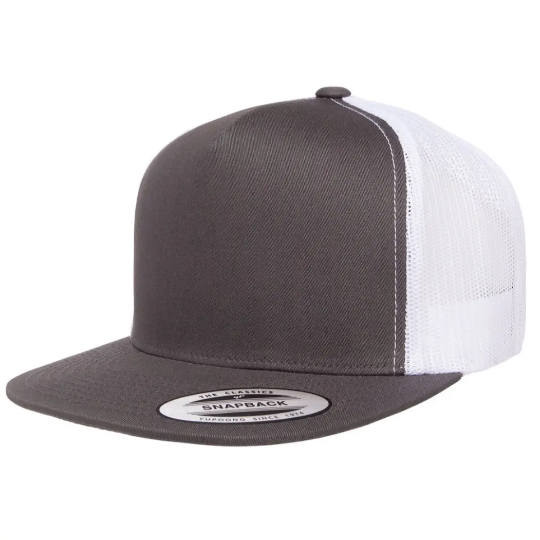 Charcoal/White Yupoong 6006