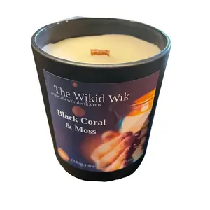 Black Coral & Moss - Scented Candle (NEW)...Clean, dark, and elevated — like a modern space with depth and calm.