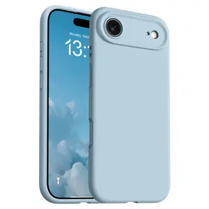 OTOFLY Magnetic for iPhone 17 Air Case,Compatible with MagSafe, Classic Liquid Silicone Mobile Phone Case,Integrated Camera Control Button,Anti-Scratch Microfiber Lining