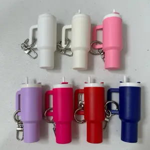 Live Claim Keychain Tumbler Available in White Pink Purple Red & Blue Colors with Keychains Included Unique Design