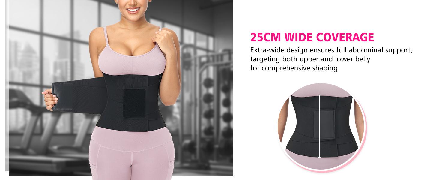 Women's 3-Segment Waist Trainer Belt - Tummy Control Shaper, Fitness Support for Workout & Back Relief, Waist Trainers, Shaper Waist Trainer