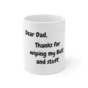 Funny Dad Mug - Perfect Gift for Father's Day, Birthday, or Just Because - Comical Coffee Cup, Dad Appreciation Gift, Humorous Tea Mug