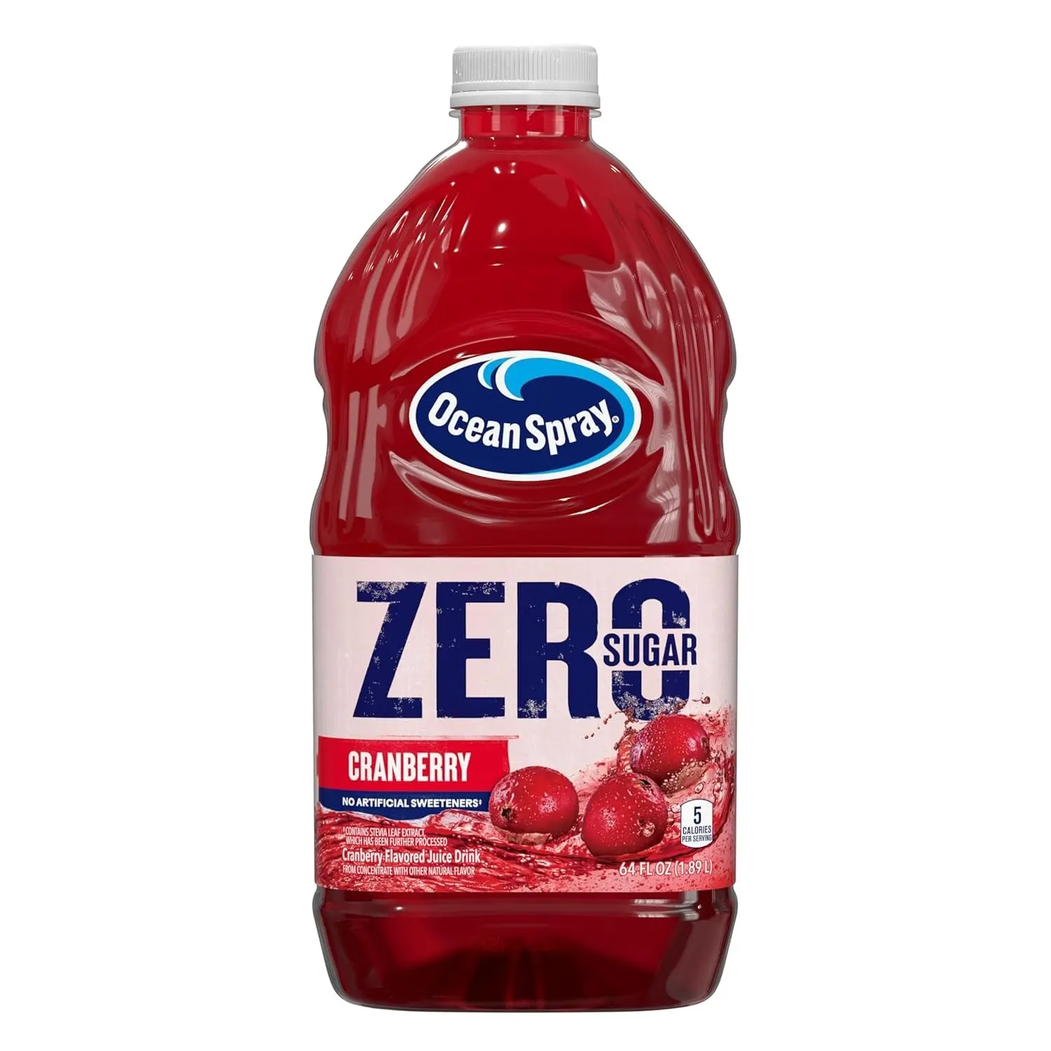 Ocean Spray ZERO Sugar Cranberry Juice Drink 64oz - Sweetened with Stevia