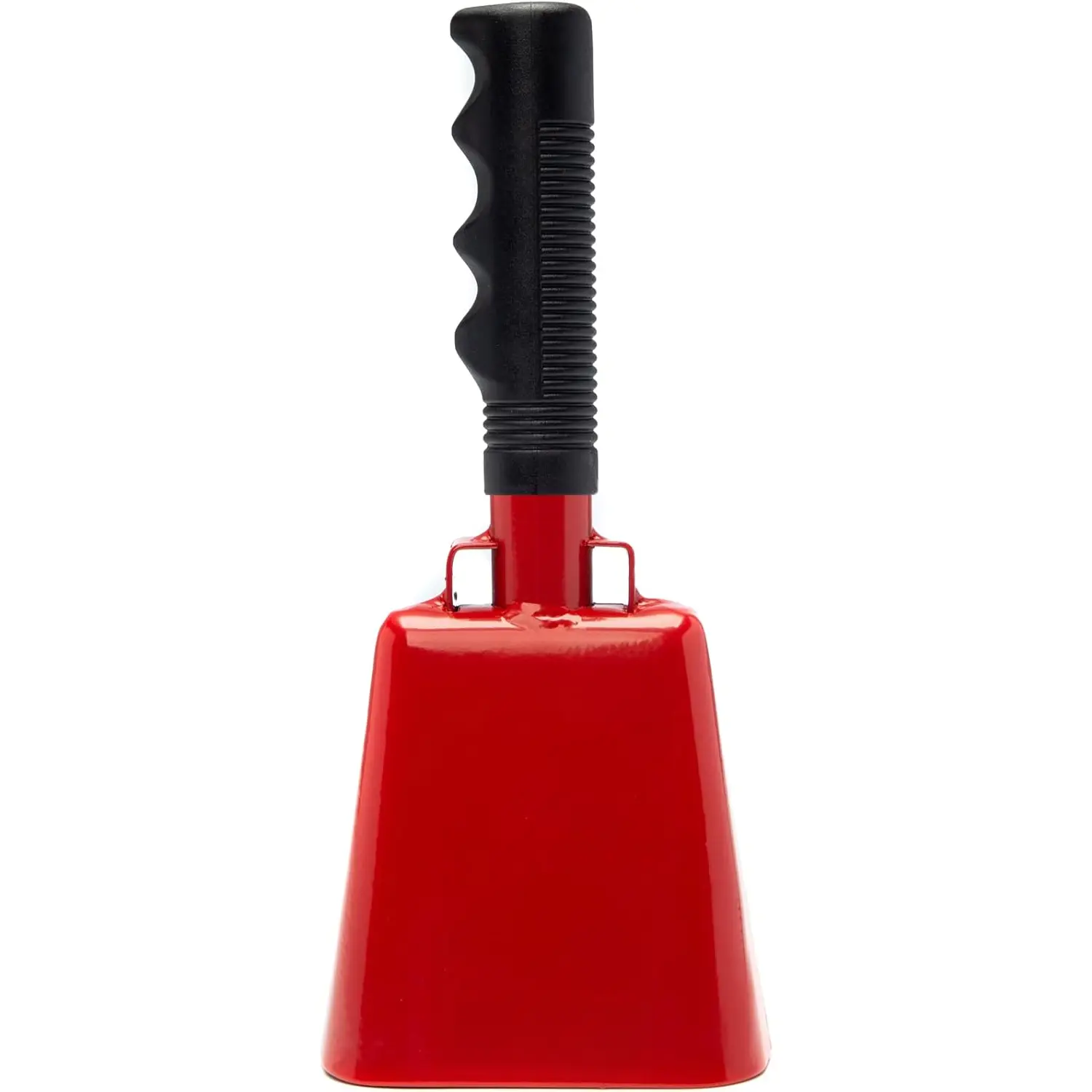 10 Inch Cow Bell for  and  - Solid Steel Cowbell with Handle (Red)