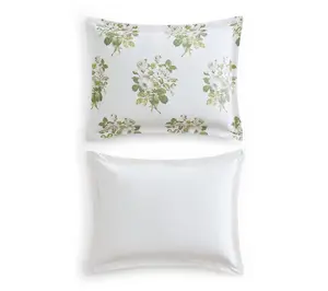 Martha Stewart Eloise Floral Grey Cotton King Duvet Set