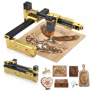 Artilume T1 Foldable Laser Engraver, No Assembly Required, Portable Use Anywhere, 10000mm/min Speed, 0.01mm Accuracy, 200×150mm Working Area for Wood Leather Acrylic Coated Metal, Ideal for DIY & Small Businesses, SummerVibes Portable Engraving Tool
