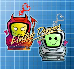 Edgar Keychain Acrylic Charms, Electric Dreams 1984 Keychain, Cute, Durable, And Perfect For Bags, Keys, Or Gifts. Great For Daily Use Or As Thoughtful Little Gifts For Your Friends And Yourself.