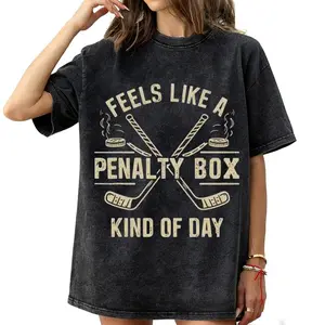 Feels like a day in the box Hoodies; hockey enthusiast sweatshirt; sporty humor graphic top
