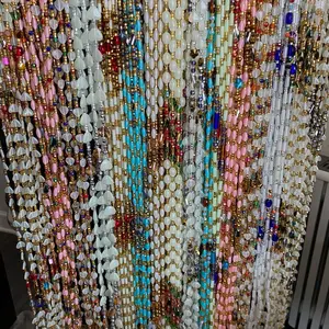 Soft Glow-in-the-Dark TikTok Waist Beads – Variety of Styles – African Waist Jewelry – Tie-On (45”-50”) – Add to Cart, Buy Now – Price Per 1 Waist Bead