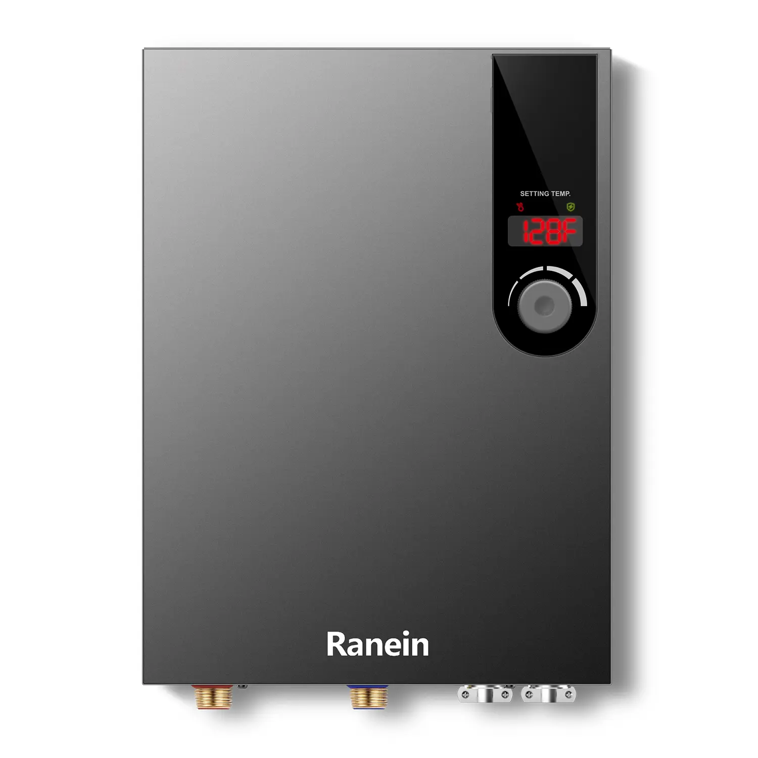 Electric Tankless Water Heater, 18kW 240V on Demand Instant Endless Water Heater with LED Temperature Display for Residential Whole House Shower, Space Saving