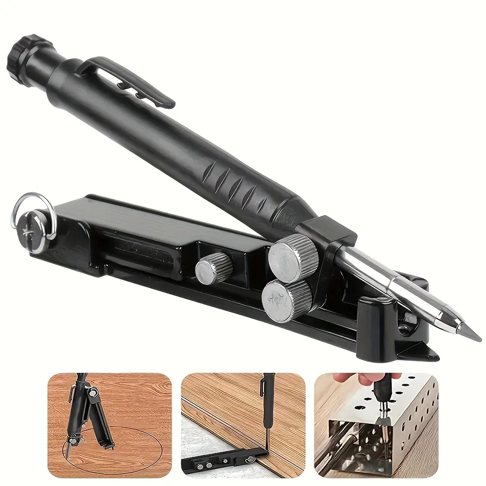 Multi-Functional Scribing Tool for Precise Tiling Woodworking and Contour Profiling Layout Gauge Copy Tool for Irregular Shapes Edge Duplication Template Tool for Floor Wall Tile Installation Carpentry Measuring Tool summerwins