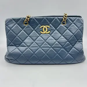 Pre-owned CHANEL Leather Tote Bags Wild Stitch bag