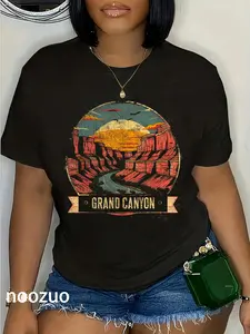 100% Cotton Grand Canyon - US National Park Vintage Men Women Retro T-Shirt