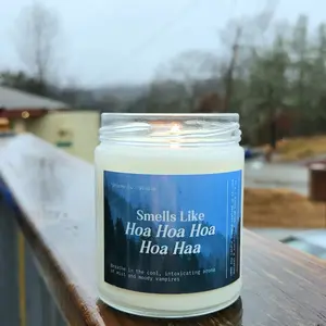 Twilight Soy Candle, Edward Cullen Bella Swan Candle, Hoa Hoa Song Twilight Merch Gifts, Natural Soy Funny Candle, Bookish Merch Gift