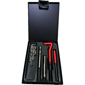 Damaged Thread Repair Tool, Handheld Steel Wire Suit Spark Plug Thread Repair Tool, Multifunctional Thread Repair Tool for Home & Office