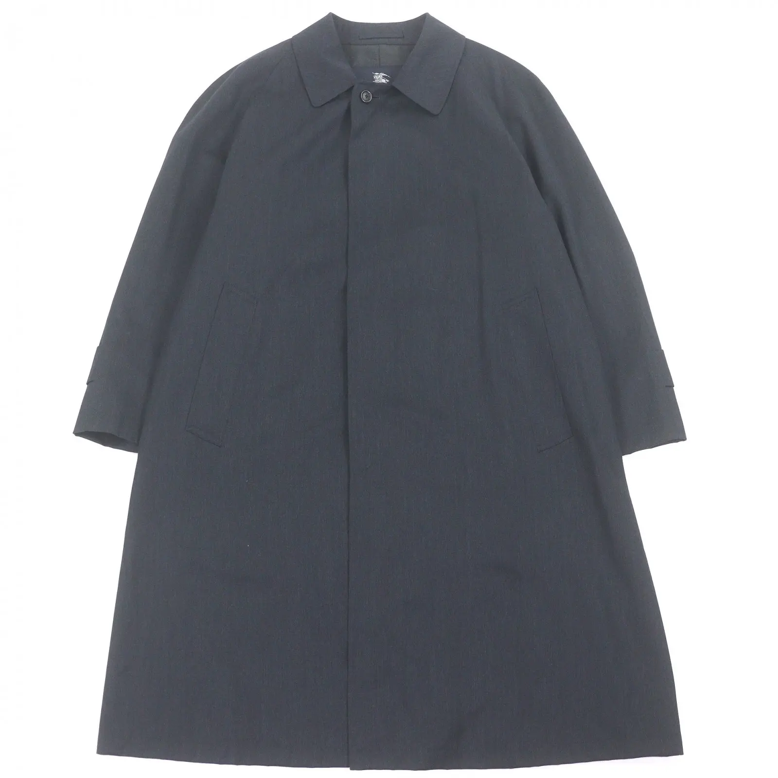 Pre-owned BURBERRY Wool Small Leather Goods London Silk Cashmere Coat