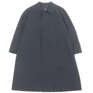 Pre-owned BURBERRY Wool Small Leather Goods London Silk Cashmere Coat