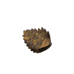 Solar Eclipse Hand-Painted Pinecone Claw Hair Clip