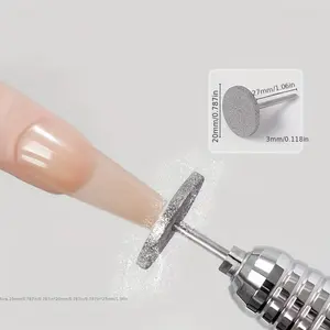 Professional nail drill kit, polishing discs for nail art and foot care, pedicure tool, for nail art care, UFO-shaped keratin removal tool, nail salon tools - unscented