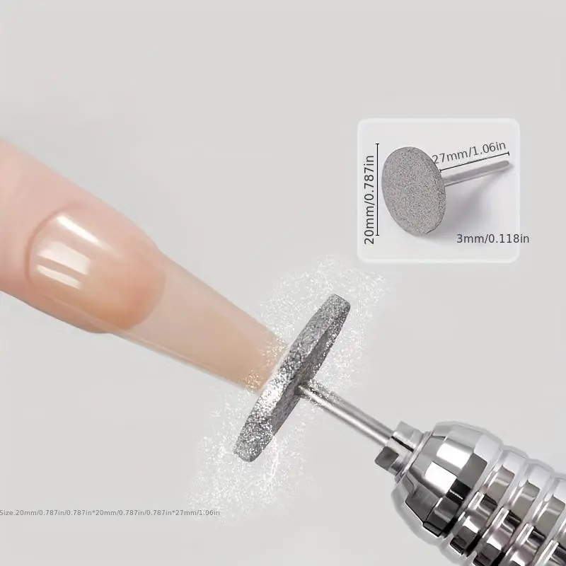 Professional nail drill kit, polishing discs for nail art and foot care, pedicure tool, for nail art care, UFO-shaped keratin removal tool, nail salon tools - unscented