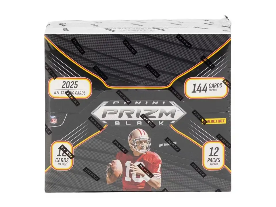 2025 Panini Prizm Black Football Hobby Trading Cards LV