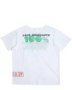 YEMA LOVE IMMIGRANTS 100% SS TEE IN WHITE
