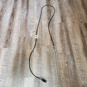Poultry Tie Cords - Rubber cord SLIP hitch on rubber cord with metal swivel & stake... we can change with Rubber cord SLIP hitch on nylon cord with metal swivel & stake