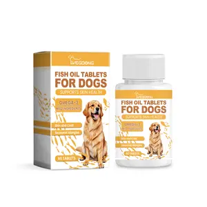 Pet Omega 3 Fish Oil for Dogs, Promotes Healthy Skin, Shiny Coat & Strong Joints, Daily Dog Omega3 Supplement, Joint Support, Coat Care