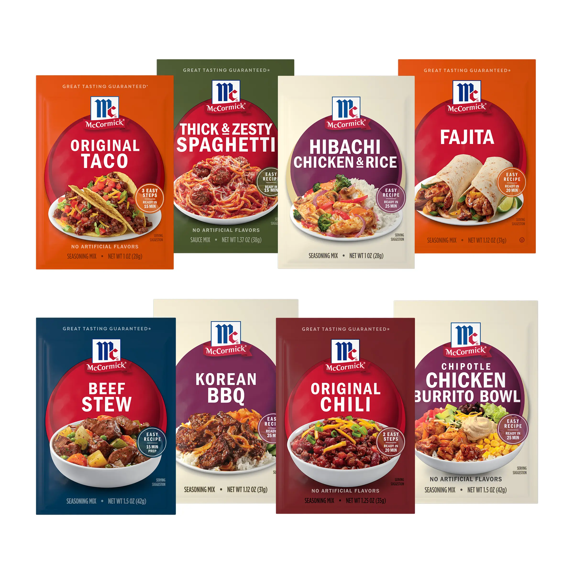 McCormick Easy Meals Recipe Mix Bundle, 8ct McCormick Easy Meals Recipe Mix Bundle, 8ct