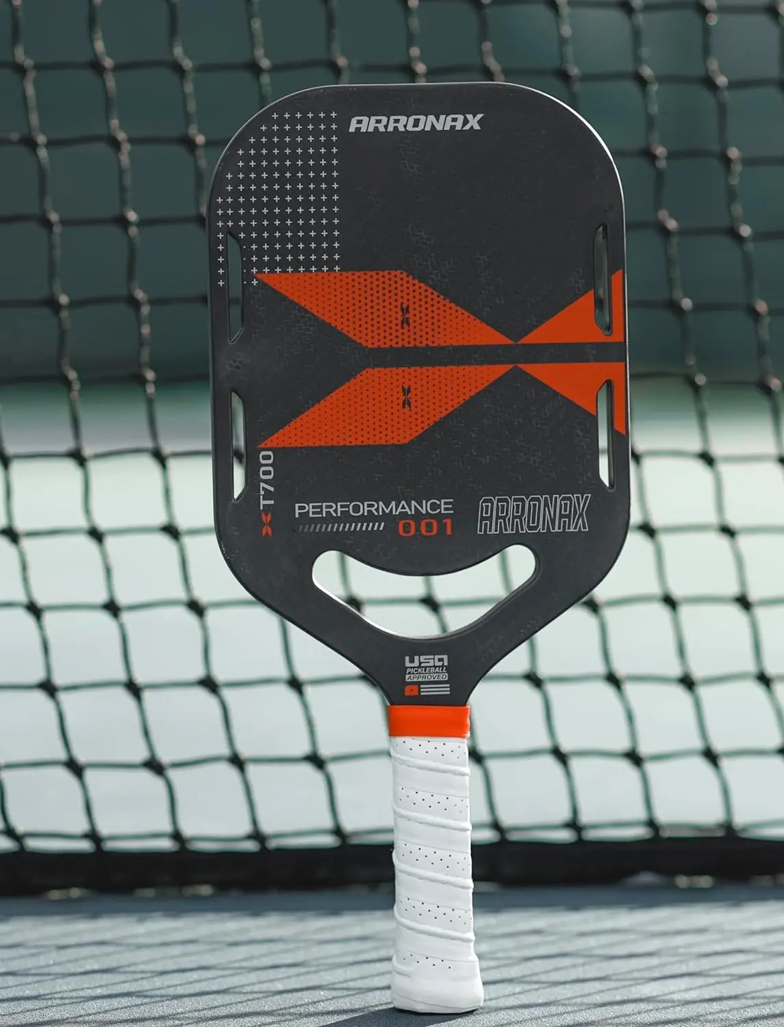 Arronax 16mm Thermoformed Carbon Fiber USA Approved XT700 Pickleball Paddle for Beginners and Seasoned Player Black