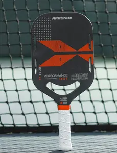 Arronax 16mm Thermoformed Carbon Fiber USA Approved XT700 Pickleball Paddle for Beginners and Seasoned Player Black