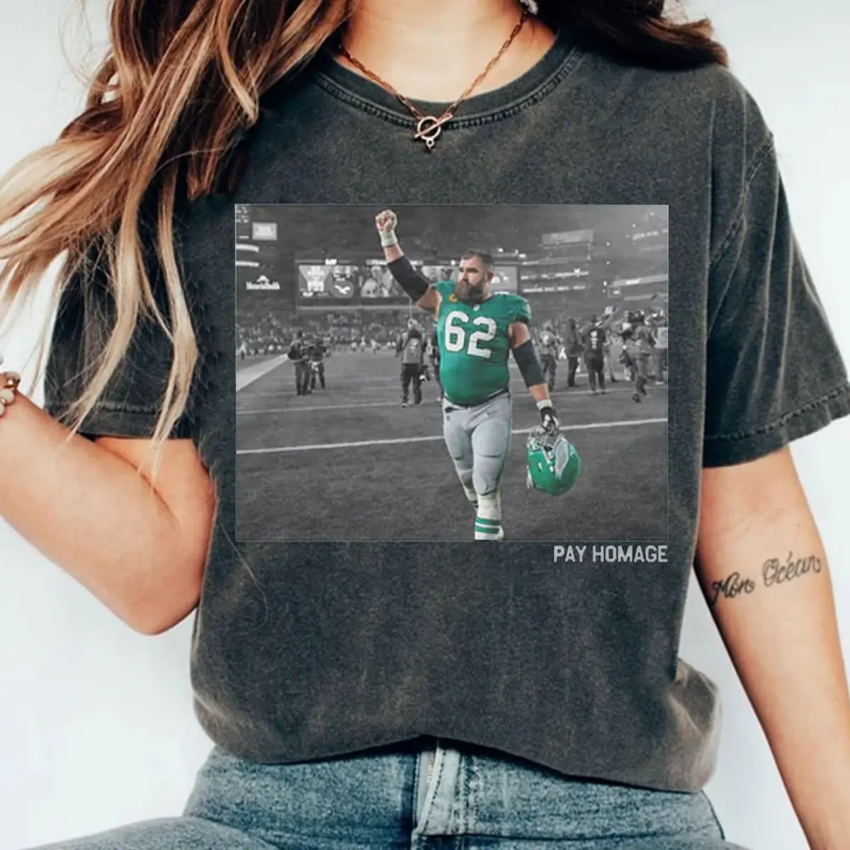 Vintage Jason Kelce Pay Homage t shirt
