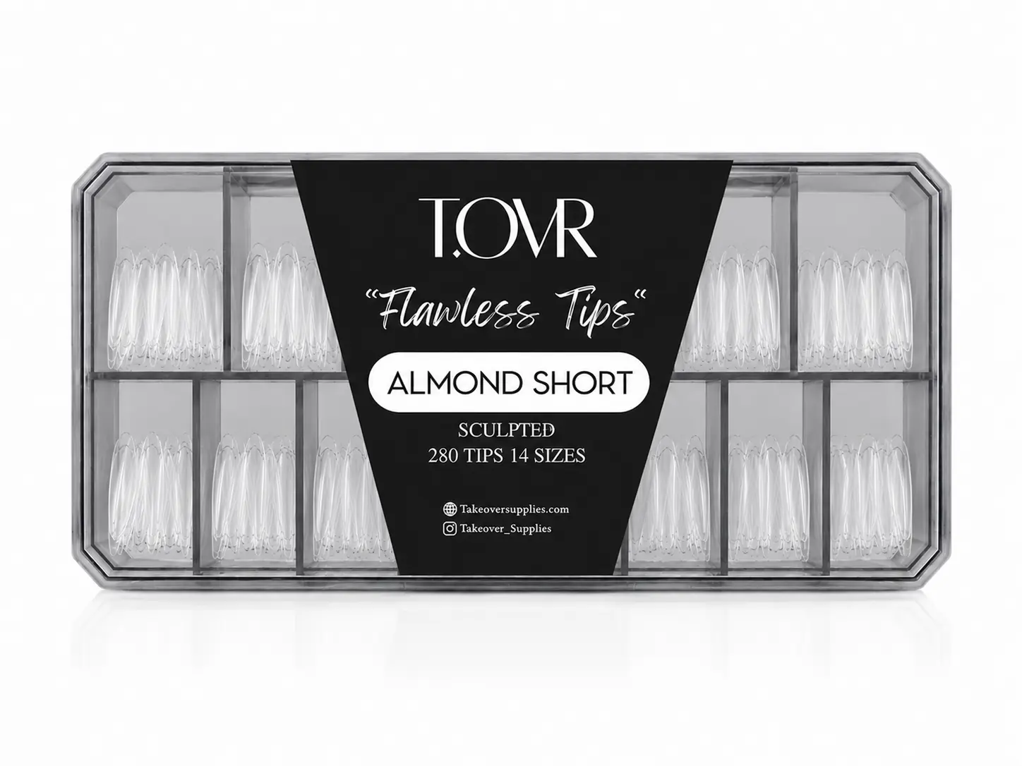Take Over Soft Gel Extension Tips 280pcs Almond