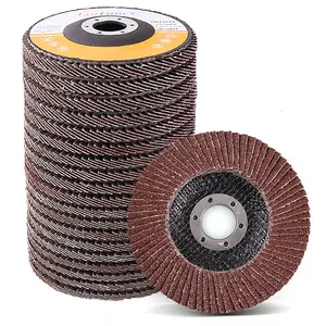 20 count Flap Discs 4 1/2 for Angle , 20 count, 40 60 80 120 Grit Sanding Disc, 4.5 x 7/8 Inch Grinding Wheels Welding Tools, Aluminum Oxide Abrasive, Type 27