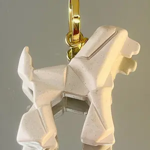 dbORIGAMI Recycled Resin Dog Charm