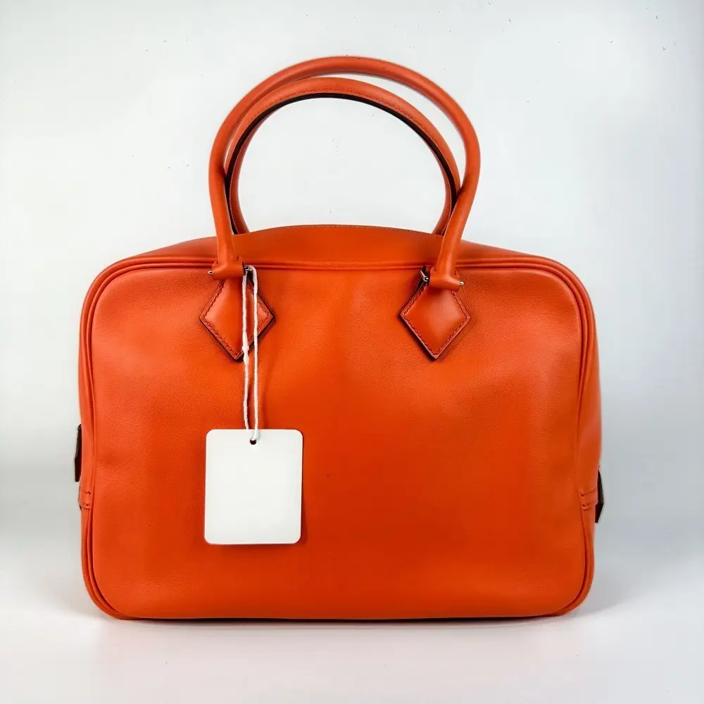Pre-owned HERMÈS 680 Plume 32 B Madame Leather Handbag