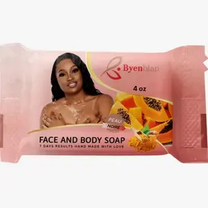 Peau Noire Glow Face and body soap| Exfoliate Gently, Hydrate Deeply Skin Repair Moisturize