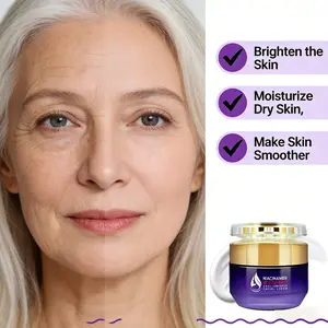 Vitamin C Niacinamide Wrinkle Cream, Gentle Skin Care, Fades Fine Lines, Brightens Skin Tone, Hyaluronic Acid, Long-Lasting Moisture, 50g