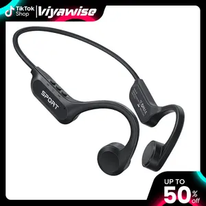 Viyawise B9 Bone Conduction Headphones Bluetooth 6.0 Open Ear Headphones with Mic, Premium Loud Sound 10Hrs Playtime Bluetooth Headphones, IPX6 Waterproof Sports Headset for Running, Cycling, Walking