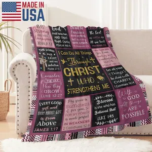 Christian Gifts for Women, Christian Baptism Gifts, Baptism Gifts for Girls, Religious Gifts, Inspirational Gifts for Women, Confirmation Gifts for Teen Girls, Religious Christian Blanket,  Valentines  Gifts for Women Men
