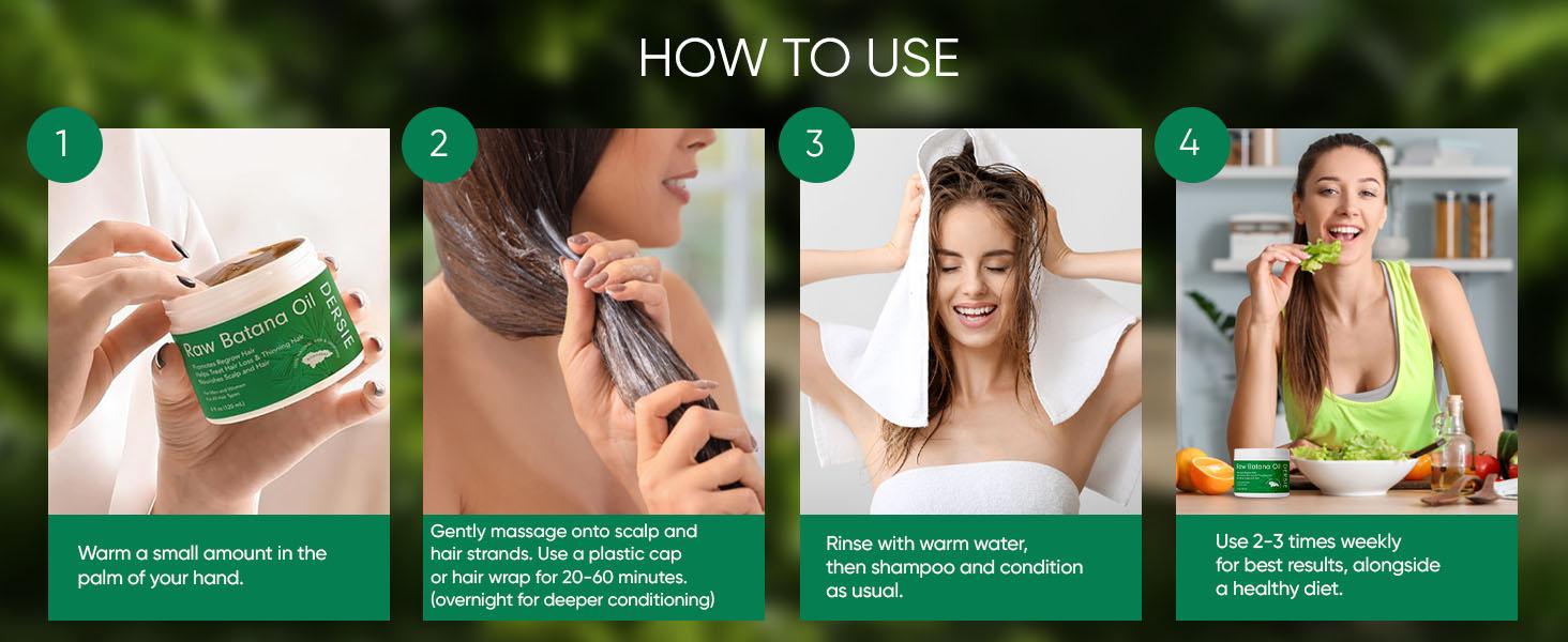 Raw Batana Oil for Hair Growth: Batana Oil Sourced from Honduras - Promotes Thicker & Stronger Hair for Women & Men 4 FL OZ Raw Batana Oil for Hair Growth: Batana Oil Sourced from Honduras - Promotes Thicker & Stronger Hair for Women & Men 4 FL OZ