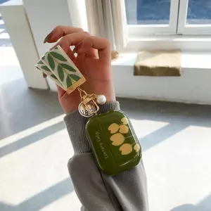 Vintage Tulip Design AirPods Case, Compatible with AirPods 4/3/2/1, Shockproof Durable Protective Cover for AirPods Pro 2