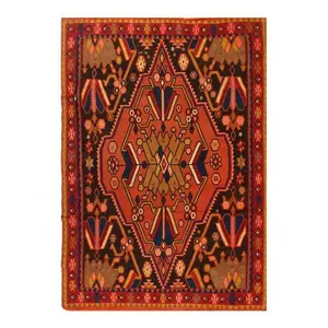 Canvello Handmade Navy Blue Antique Kilim - 6'6'' X 9'6''