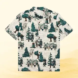 LOTR Hawaii The Hobbit Adventure, Middle Earth Hawaii Shirt, Fan Gift LOTR Hawaii Top, Mordor LOTR Hawaii Tropical Set