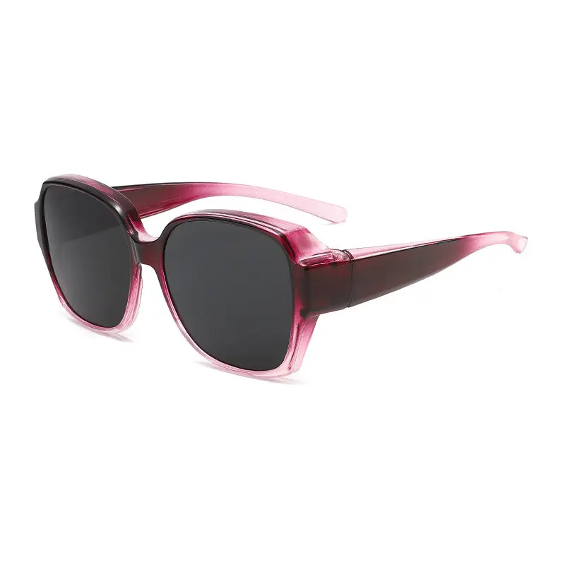 Gradient Purple Frame, Deep Grey Lenses