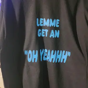 $12.00 White or Black T-shirt with Transfer of Your Choice