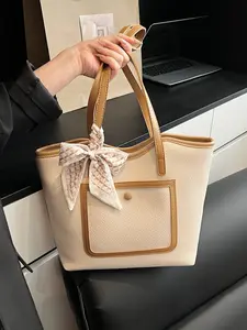 Elegant Large Capacity Shoulder Bag for Women, New Fashion Commuter Handbag, Stylish Tote Purse for Daily Use