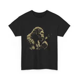 Bigfoot Dandelion Shirt, Funny Sasquatch Tee, Retro Forest Creature Graphic, Nature Lover Gift, Cryptid Humor T-Shirt