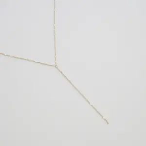 Morse Code Lariat Necklace